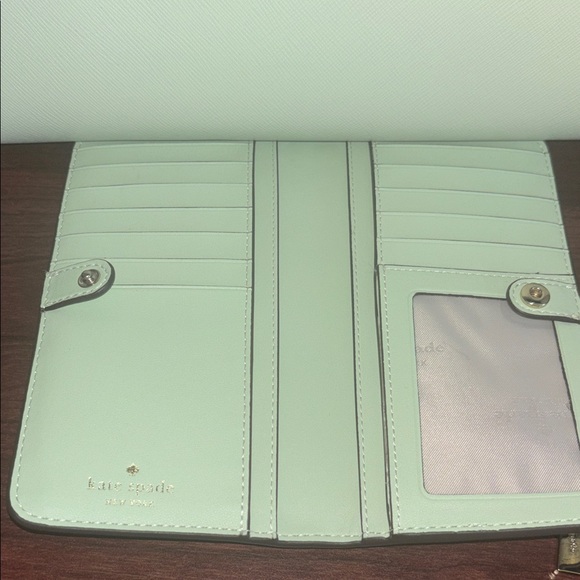 Kate Spade Pastel Green Satchel with Wallet - Picture 3 of 6
